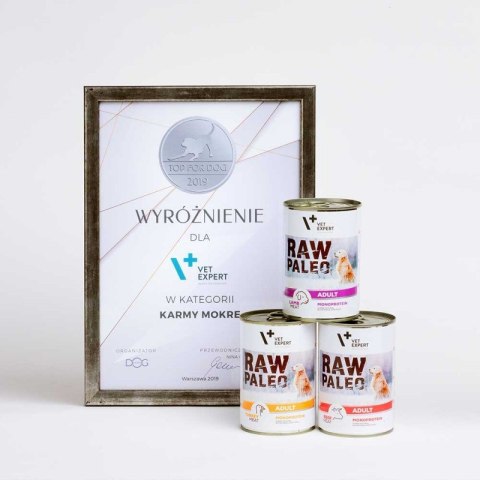 VetExpert VetExpert Raw Paleo Wołowina Adult Can 400g VetExpert VetExpert Raw Paleo Wołowina Adult Can 400g