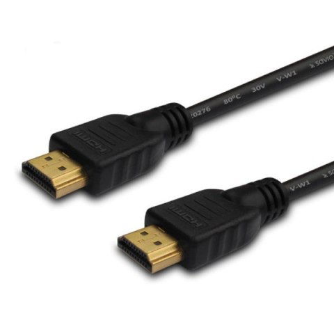 SAVIO Kabel SAVIO cl-01 (HDMI - HDMI ; 1,5m; kolor czarny) SAVIO Kabel SAVIO cl-01 (HDMI - HDMI ; 1,5m; kolor czarny)