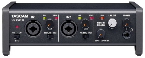 TASCAM Tascam US-2x2HR - Interfejs USB audio/MIDI wysokiej rozdzielczości (2 wejścia, 2 wyjścia) TASCAM Tascam US-2x2HR - Interfejs USB audio/MIDI wysokiej rozdzielczości (2 wejścia, 2 wyjścia)