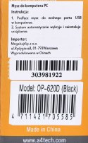 A4 TECH Mysz A4 TECH A4TMYS30398 (optyczna; 800 DPI; kolor czarny)