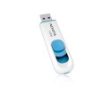 ADATA ADATA FLASHDRIVE C008 64GB USB 2.0 WHITE&BLUE ADATA ADATA FLASHDRIVE C008 64GB USB 2.0 WHITE&BLUE