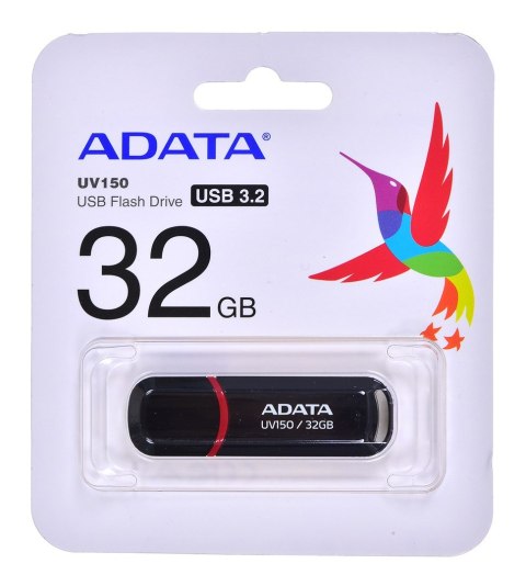 ADATA Pendrive ADATA UV150 AUV150-32G-RBK (32GB; USB 3.0; kolor czarny) ADATA Pendrive ADATA UV150 AUV150-32G-RBK (32GB; USB 3.0; kolor czarny)