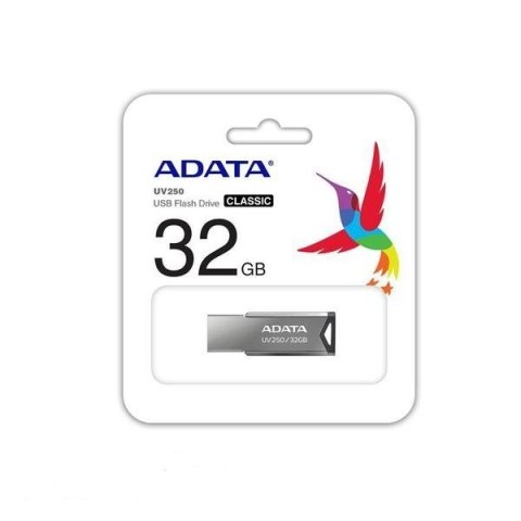 ADATA Pendrive ADATA UV250 AUV250-32G-RBK (32GB; USB 2.0; kolor srebrny) ADATA Pendrive ADATA UV250 AUV250-32G-RBK (32GB; USB 2.0; kolor srebrny)
