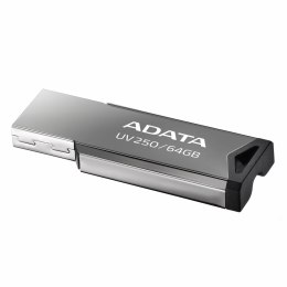 ADATA Pendrive ADATA UV250 AUV250-64G-RBK (64GB; USB 2.0; kolor srebrny)