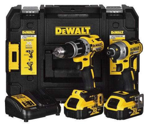 DeWalt Zestaw Combo 18V DCD796+DCF887 2x5,0Ah DCK266P2T DeWalt Zestaw Combo 18V DCD796+DCF887 2x5,0Ah DCK266P2T