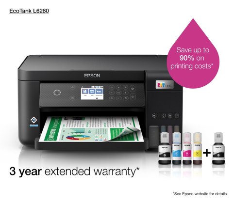 Epson Urządzenie wielofunkcyjne 3w1 Epson EcoTank L6260 Epson Urządzenie wielofunkcyjne 3w1 Epson EcoTank L6260