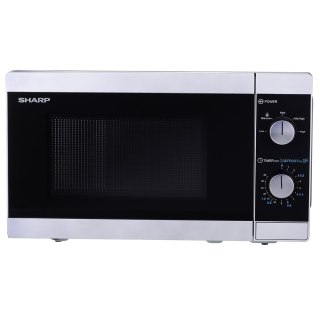 SHARP Kuchenka mikrofalowa SHARP YC-MS01E-S (800W; 20l; kolor srebrny)