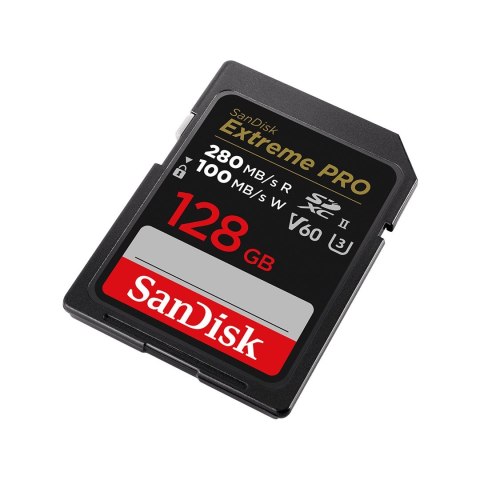 SanDisk KARTA SANDISK EXTREME PRO SDXC 128GB 280/100 MB/s V60 UHS-II SanDisk KARTA SANDISK EXTREME PRO SDXC 128GB 280/100 MB/s V60 UHS-II