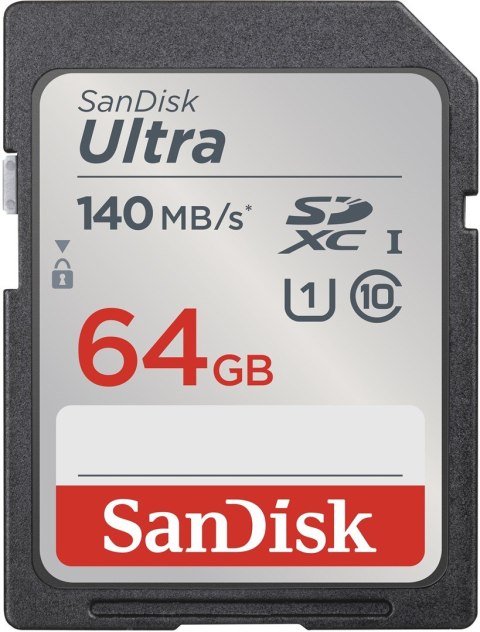 SanDisk SANDISK ULTRA SDHC 64GB 140MB/s CL10 UHS-I SanDisk SANDISK ULTRA SDHC 64GB 140MB/s CL10 UHS-I
