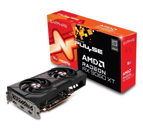 Sapphire Karta graf. SAPPHIRE PULSE RX 9060 XT GAMING 16GB Sapphire Karta graf. SAPPHIRE PULSE RX 9060 XT GAMING 16GB