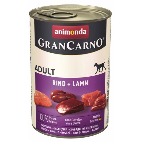 Animonda ANIMONDA Grancarno Adult wołowina i jagnięcina - mokra karma dla psa - 400g Animonda ANIMONDA Grancarno Adult wołowina i jagnięcina - mokra karma dla psa - 400g