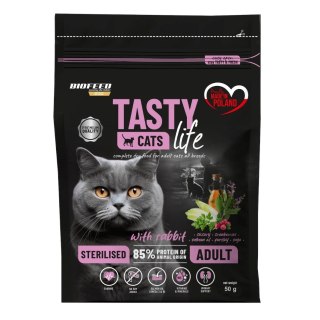 BIOFEED BIOFEED TASTY CATS LIFE STERILISED WITH RABBIT 50g
