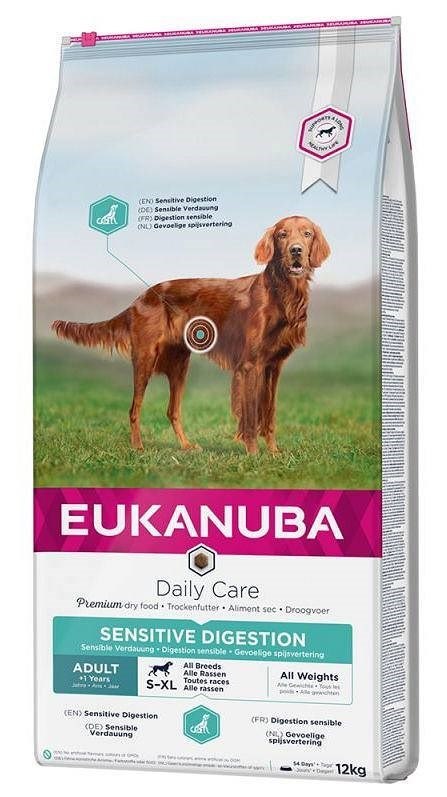EUKANUBA EUKANUBA Daily Care Adult Sensitive Digestion - sucha karma dla psa - 12 kg EUKANUBA EUKANUBA Daily Care Adult Sensitive Digestion - sucha karma dla psa - 12 kg
