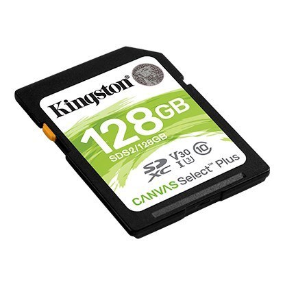 Kingston Karta pamięci Kingston Canvas Select Plus SDS2/128GB (128GB; Class U3, V30; Karta pamięci) Kingston Karta pamięci Kingston Canvas Select Plus SDS2/128GB (128GB; Class U3, V30; Karta pamięci)
