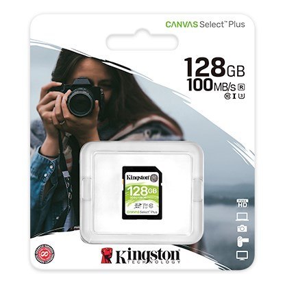 Kingston Karta pamięci Kingston Canvas Select Plus SDS2/128GB (128GB; Class U3, V30; Karta pamięci) Kingston Karta pamięci Kingston Canvas Select Plus SDS2/128GB (128GB; Class U3, V30; Karta pamięci)