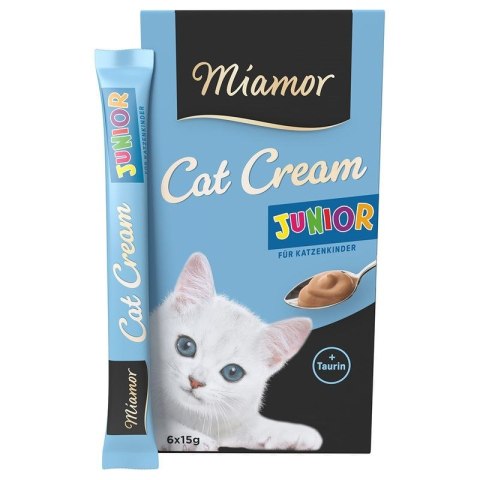 Miamor MIAMOR Junior Cream Pasta Mleczna 90g (6x15g) Miamor MIAMOR Junior Cream Pasta Mleczna 90g (6x15g)
