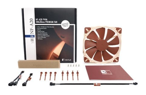 Noctua Wentylator NOCTUA 200x200x30 mm NF-A20 PWM Noctua Wentylator NOCTUA 200x200x30 mm NF-A20 PWM