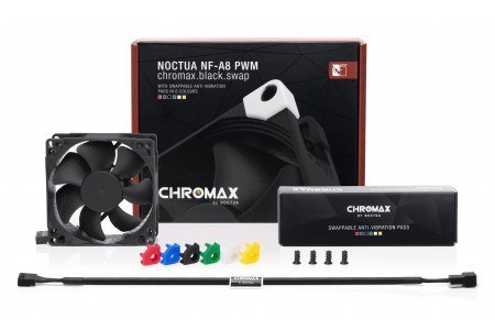 Noctua Wentylator NOCTUA NF-A8 PWM chromax.black.swap Noctua Wentylator NOCTUA NF-A8 PWM chromax.black.swap