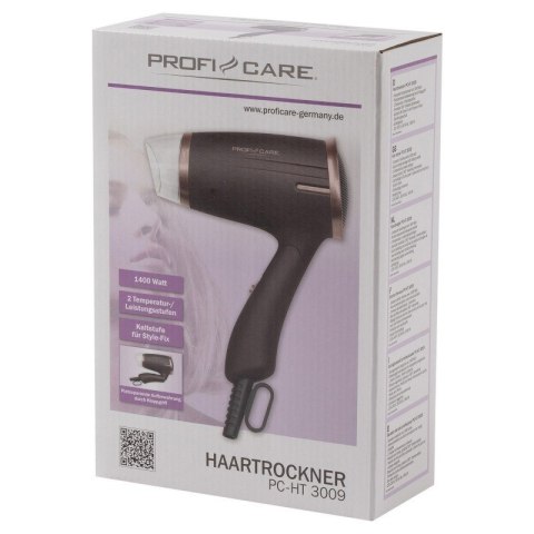 PROFICARE Suszarka do włosów PROFICARE PC-HT 3009 (1400W; kolor brązowy) PROFICARE Suszarka do włosów PROFICARE PC-HT 3009 (1400W; kolor brązowy)