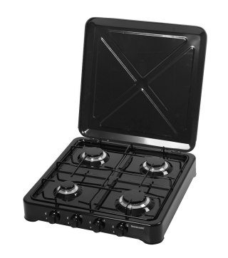 Ravanson Kuchenka gazowa nastawna 4-palnikowa Ravanson K-04TB (czarny)
