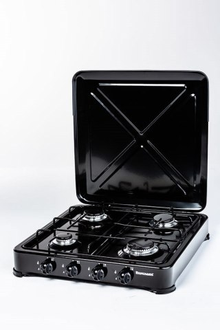 Ravanson Kuchenka gazowa nastawna 4-palnikowa Ravanson K-04TB (czarny)