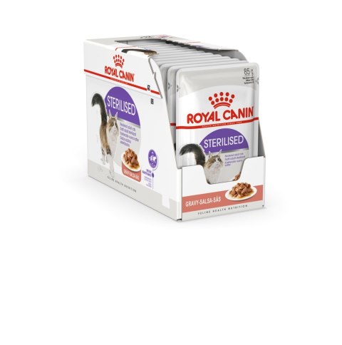 Royal Canin ROYAL CANIN FHN Sterilised w sosie - mokra karma dla kota dorosłego - 12x85g Royal Canin ROYAL CANIN FHN Sterilised w sosie - mokra karma dla kota dorosłego - 12x85g