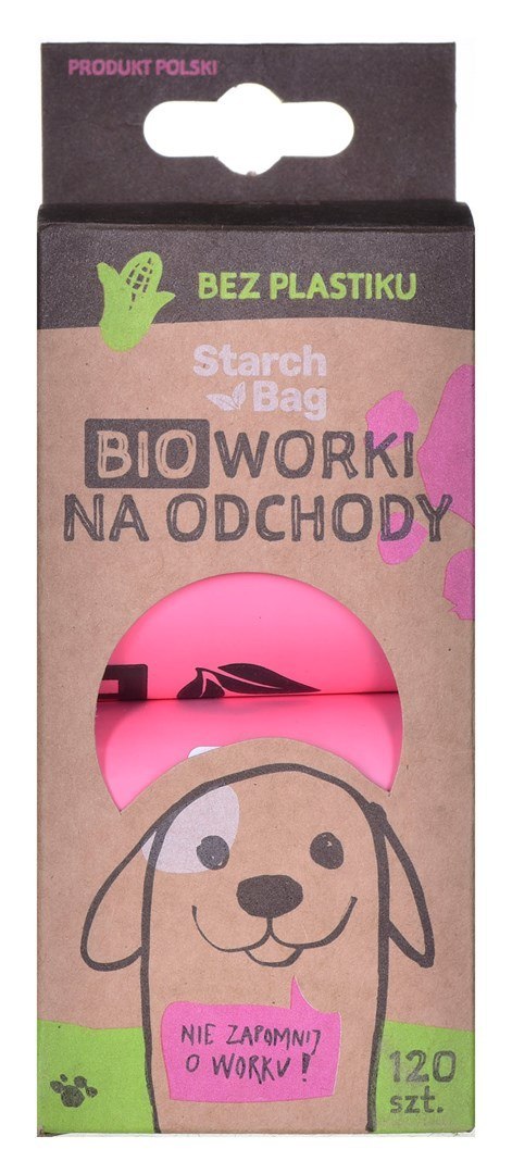 Starch Bag STARCH BAG - bioworki na odchody - 8 x 15 szt. Starch Bag STARCH BAG - bioworki na odchody - 8 x 15 szt.