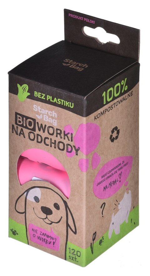 Starch Bag STARCH BAG - bioworki na odchody - 8 x 15 szt. Starch Bag STARCH BAG - bioworki na odchody - 8 x 15 szt.