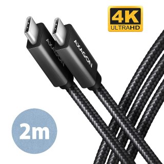 AXAGON AXAGON BUCM32-CM20AB USB-C 3.2 Gen 2 do USB-C 3.2 Gen 2, czarny - 2m