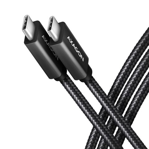 AXAGON AXAGON BUCM32-CM20AB USB-C 3.2 Gen 2 do USB-C 3.2 Gen 2, czarny - 2m AXAGON AXAGON BUCM32-CM20AB USB-C 3.2 Gen 2 do USB-C 3.2 Gen 2, czarny - 2m