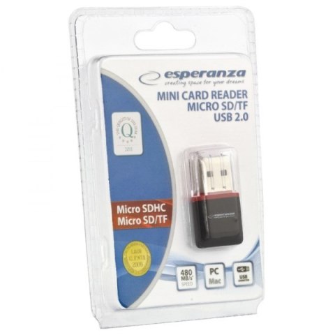 Esperanza Czytnik kart Esperanza EA134K (Zewnętrzny; MicroSD, MicroSDHC) Esperanza Czytnik kart Esperanza EA134K (Zewnętrzny; MicroSD, MicroSDHC)