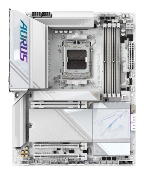 Gigabyte Płyta główna Gigabyte X870E AORUS PRO ICE Gigabyte Płyta główna Gigabyte X870E AORUS PRO ICE