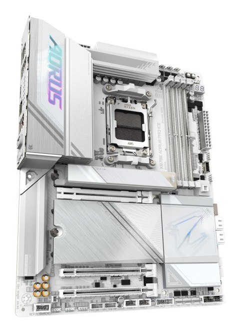 Gigabyte Płyta główna Gigabyte X870E AORUS PRO ICE Gigabyte Płyta główna Gigabyte X870E AORUS PRO ICE