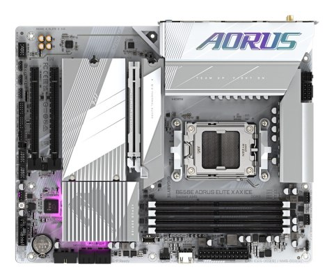 Gigabyte Płyta główna Gigabyte B650E AORUS ELITE X AX ICE Gigabyte Płyta główna Gigabyte B650E AORUS ELITE X AX ICE