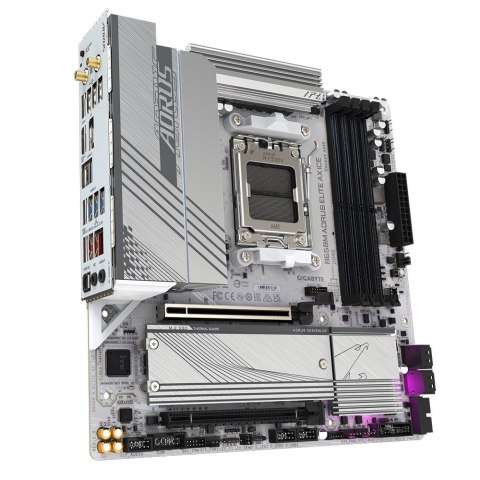 Gigabyte Płyta główna Gigabyte B650M AORUS ELITE AX ICE Gigabyte Płyta główna Gigabyte B650M AORUS ELITE AX ICE