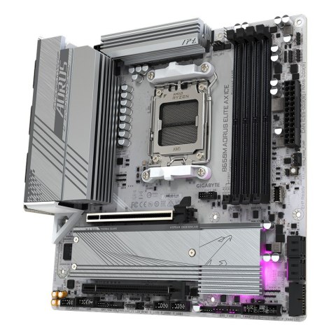 Gigabyte Płyta główna Gigabyte B650M AORUS ELITE AX ICE Gigabyte Płyta główna Gigabyte B650M AORUS ELITE AX ICE
