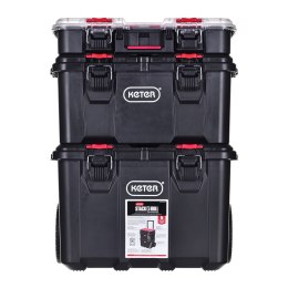 KETER Zestaw 3 skrzynek Stack