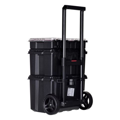 KETER Zestaw 3 skrzynek Stack"N"Roll KETER KETER Zestaw 3 skrzynek Stack"N"Roll KETER