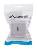 Lanberg Gniazdo natynkowe Lanberg OU6-0002-W (RJ-45; UTP; kolor biały)