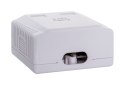 Lanberg Gniazdo natynkowe Lanberg OU6-0002-W (RJ-45; UTP; kolor biały)