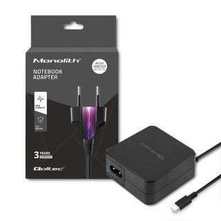 Qoltec QOLTEC ZASILACZ SIECIOWY 65W | 5-20.3V | 2-3.25A | USB TYP C | PD