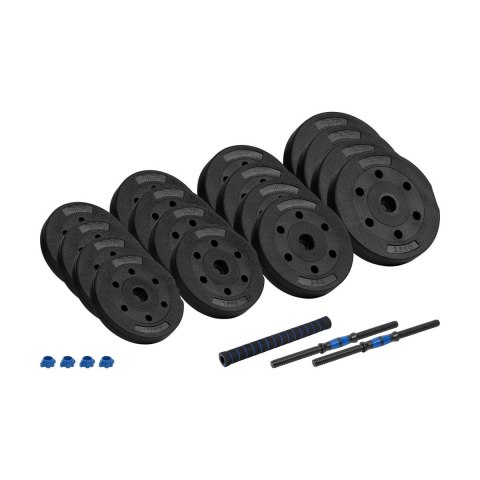 Rebel Hantle bitumiczne regulowane z łącznikiem 2x15kg REBEL ACTIVE Rebel Hantle bitumiczne regulowane z łącznikiem 2x15kg REBEL ACTIVE