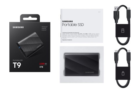 Samsung Dysk SSD Samsung T9 4TB MU-PG4T0B/EU Samsung Dysk SSD Samsung T9 4TB MU-PG4T0B/EU