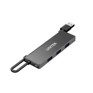 UNITEK UNITEK HUB USB-A 4X USB-A 5 GBPS, CZARNY