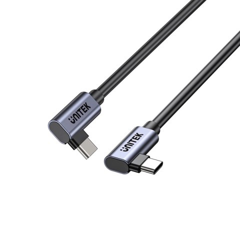 UNITEK UNITEK KABEL USB-C KĄTOWY 90°/90° PD 100W M/M 1M UNITEK UNITEK KABEL USB-C KĄTOWY 90°/90° PD 100W M/M 1M