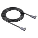 UNITEK UNITEK KABEL USB-C KĄTOWY 90°/90° PD 100W M/M 1M