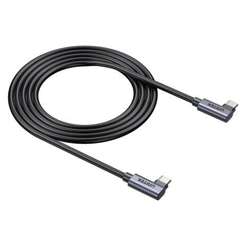UNITEK UNITEK KABEL USB-C KĄTOWY 90°/90° PD 100W M/M 1M UNITEK UNITEK KABEL USB-C KĄTOWY 90°/90° PD 100W M/M 1M