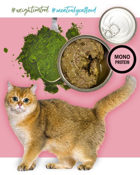 3Coty TURKEY with Chlorella Weight Control for Sterilised and Overweight cats 80g 3Coty TURKEY with Chlorella Weight Control for Sterilised and Overweight cats 80g