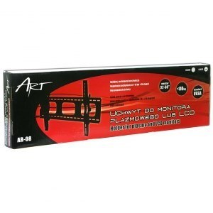 ART Uchwyt ART AR-08 (ścienne, Uchylny - 100"; max. 100kg)