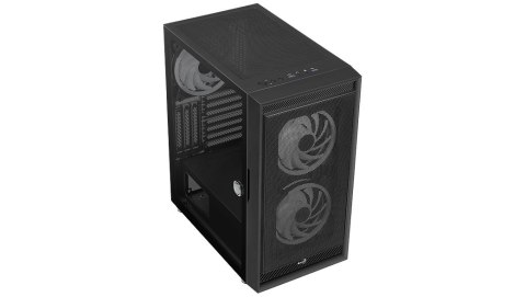 Aerocool Obudowa AEROCOOL PGS GRAPHITE-G-BK-v2 FRGB czarna Aerocool Obudowa AEROCOOL PGS GRAPHITE-G-BK-v2 FRGB czarna